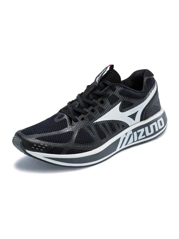 Кроссовки piloteer black/white Mizuno — изображение 2 из 4, черный белый