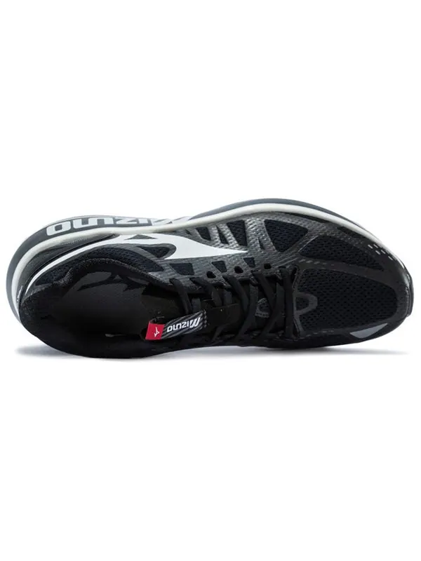 Кроссовки piloteer black/white Mizuno — изображение 3 из 4, черный белый