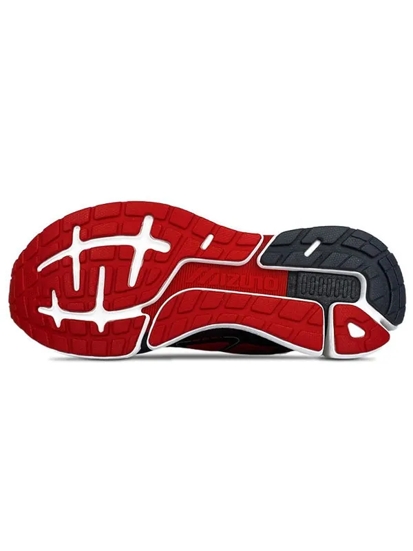 Кроссовки pi knit low top running shoes black/red Mizuno — изображение 4 из 4, красный/черный
