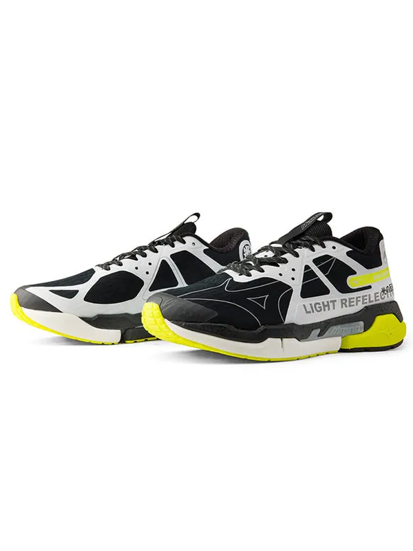 Кроссовки pix black/yellow Mizuno — изображение 3 из 4, желтый