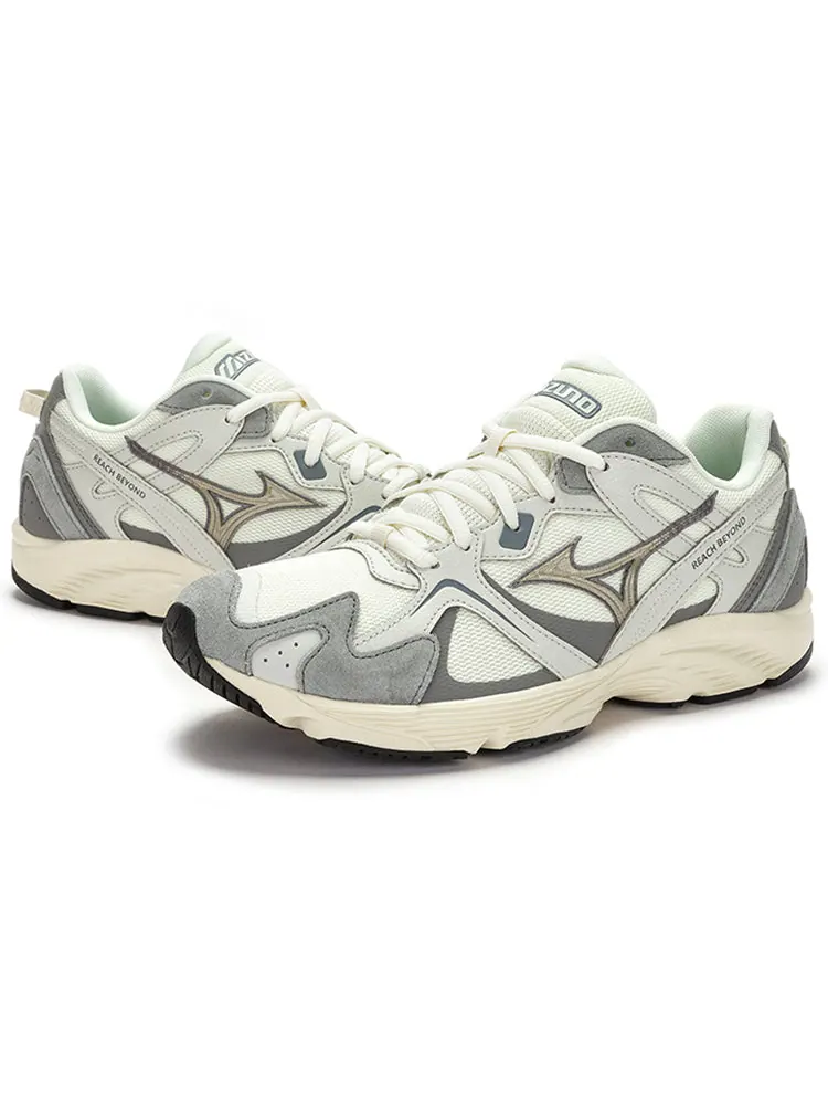 Беговые кроссовки Mizuno LG 90S 'White Grey' — изображение 3 из 6, белый