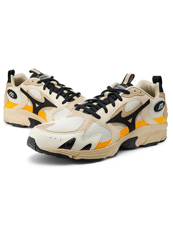 Кроссовки running sneakers 'beige' Mizuno — изображение 3 из 4, бежевый/черный/оранжевый
