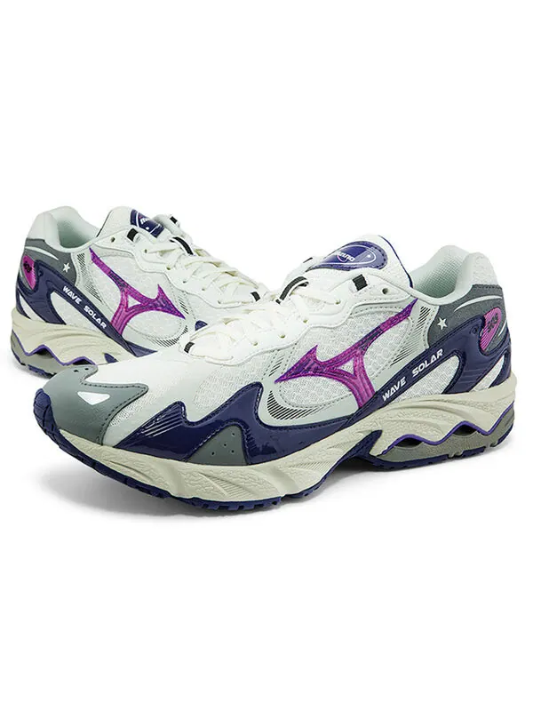 Кроссовки wave solar 'blue purple silverwhite' Mizuno — изображение 3 из 4, синий/фиолетовый