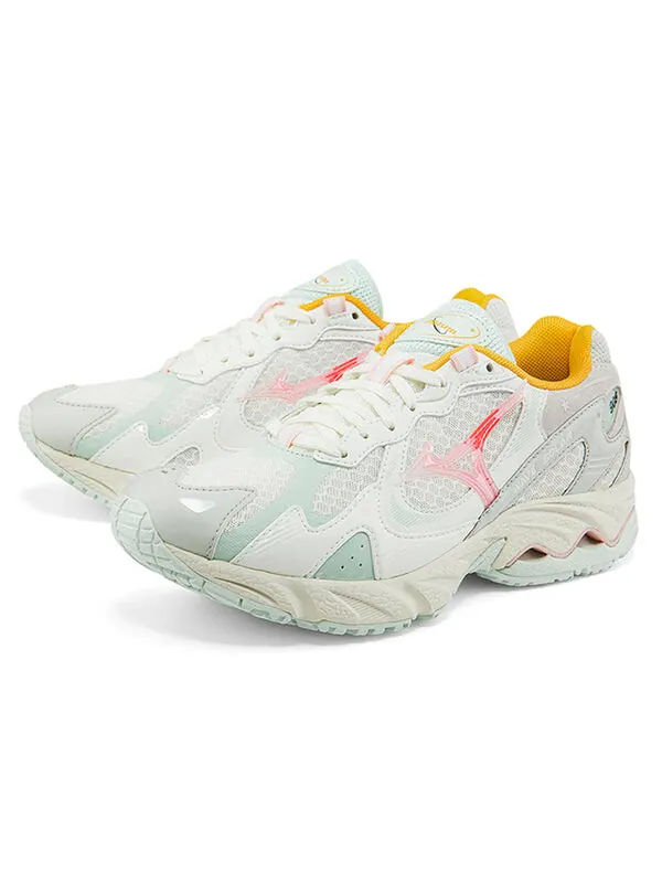 Кроссовки wave solar white/blue Mizuno — изображение 2 из 4, белый/синий/розовый