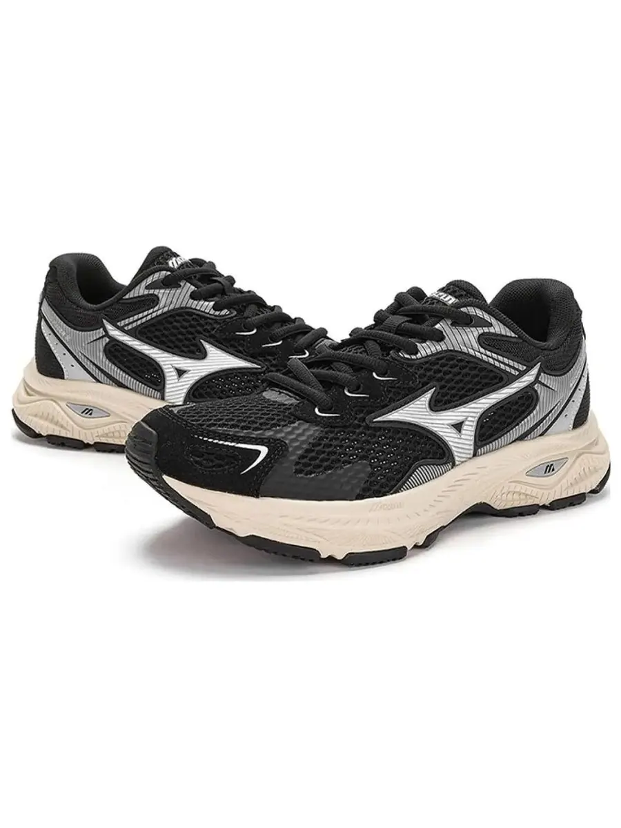 Кроссовки Mizuno Racer S 'Black Mesh' — изображение 3 из 5, черный