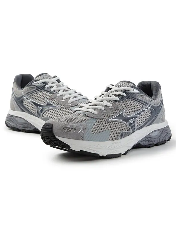 Кроссовки racer s 'white and gray' Mizuno — изображение 4 из 4, белый/серый