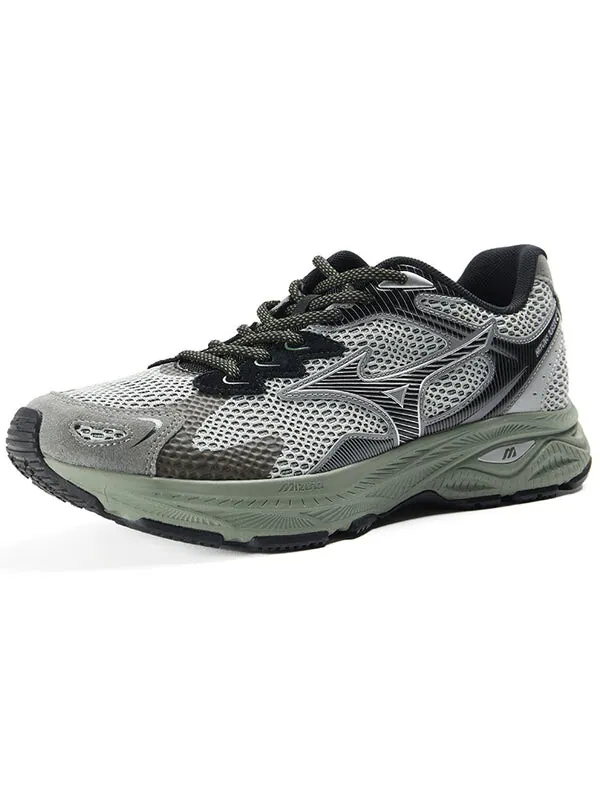 Кроссовки racer s 'grey green' Mizuno — изображение 3 из 4, серый/зеленый