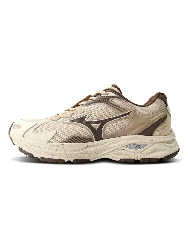 Кроссовки x yongpu coffee racer s 'city latte' Mizuno — изображение 2 из 4, бежевый/коричневый