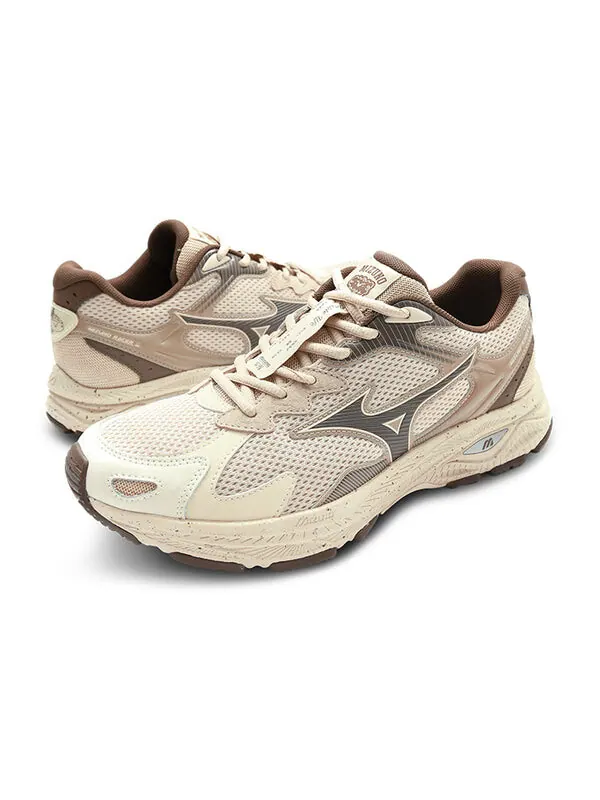 Кроссовки x yongpu coffee racer s 'city latte' Mizuno — изображение 4 из 4, бежевый/коричневый