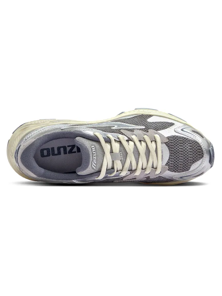 Кроссовки Mizuno Racer S 'Silver Grey' — изображение 2 из 6, серебряный