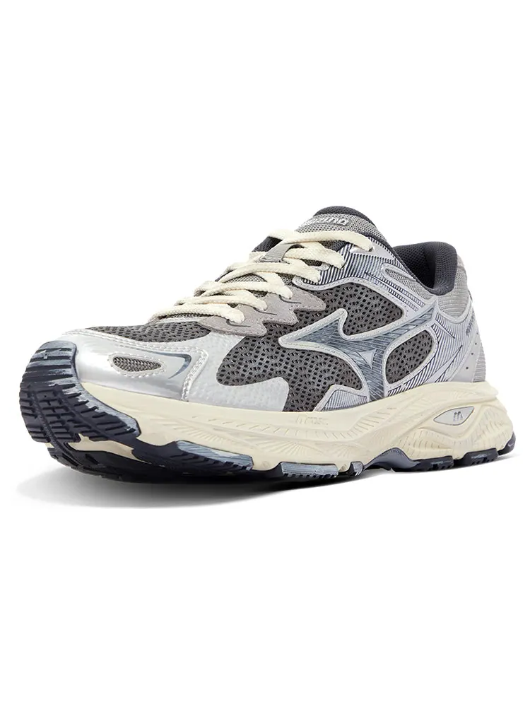 Кроссовки Mizuno Racer S 'Silver Grey' — изображение 3 из 6, серебряный