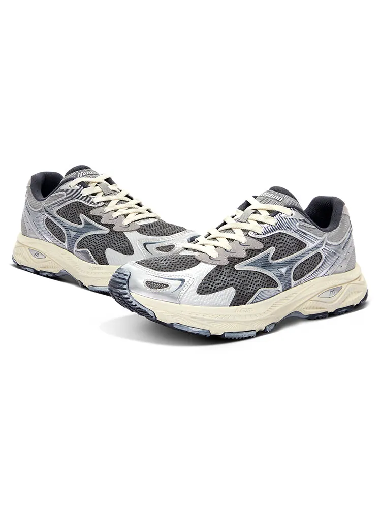 Кроссовки Mizuno Racer S 'Silver Grey' — изображение 4 из 6, серебряный