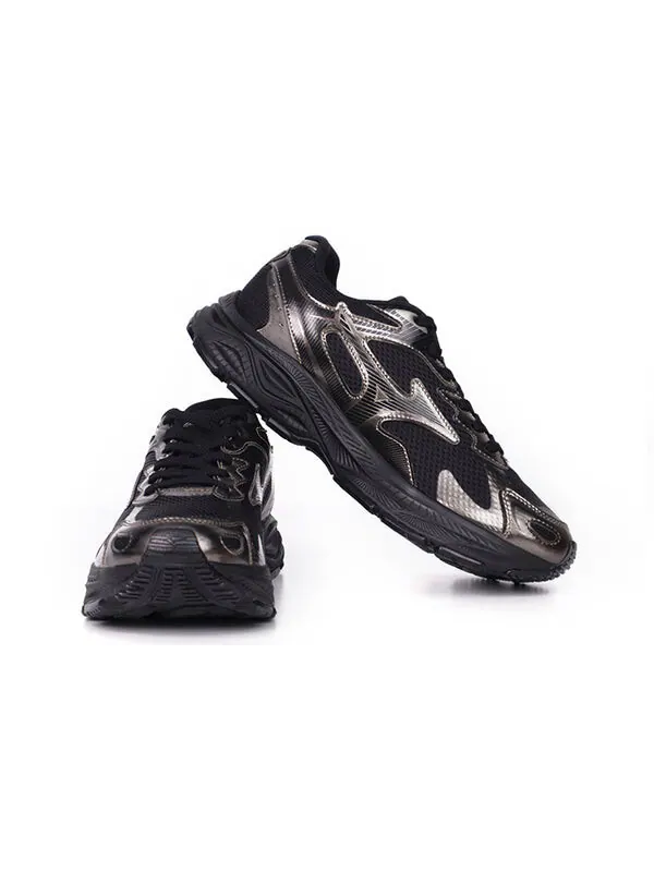 Кроссовки racer s 'black silver' Mizuno — изображение 4 из 4, черный/серебристый