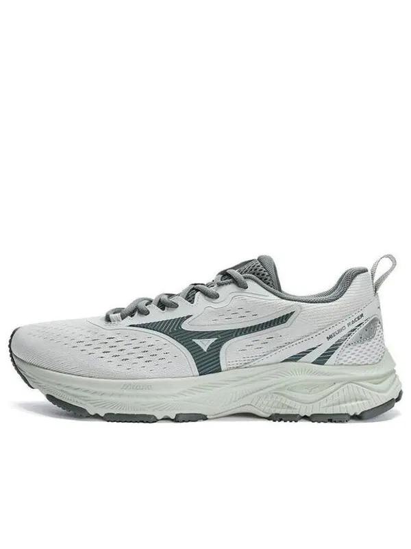 Кроссовки racer s 'white grey green' Mizuno — изображение 1 из 4, белый/серый/зеленый