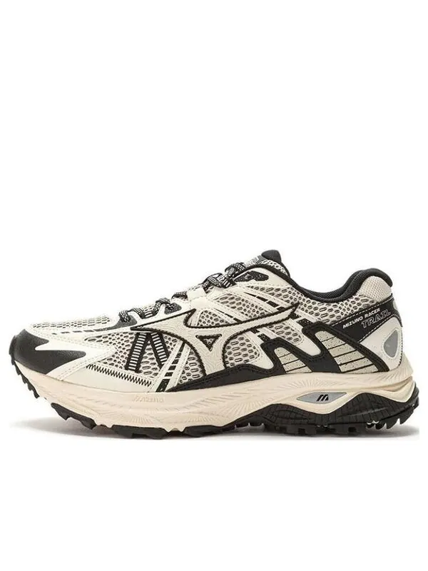 Кроссовки racer trail 'cream black white' Mizuno — изображение 1 из 4, кремовый/черный/белый