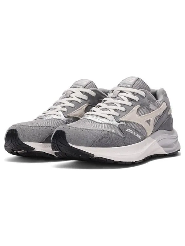 Кроссовки pi retro 'grey white' Mizuno — изображение 3 из 4, серый/белый