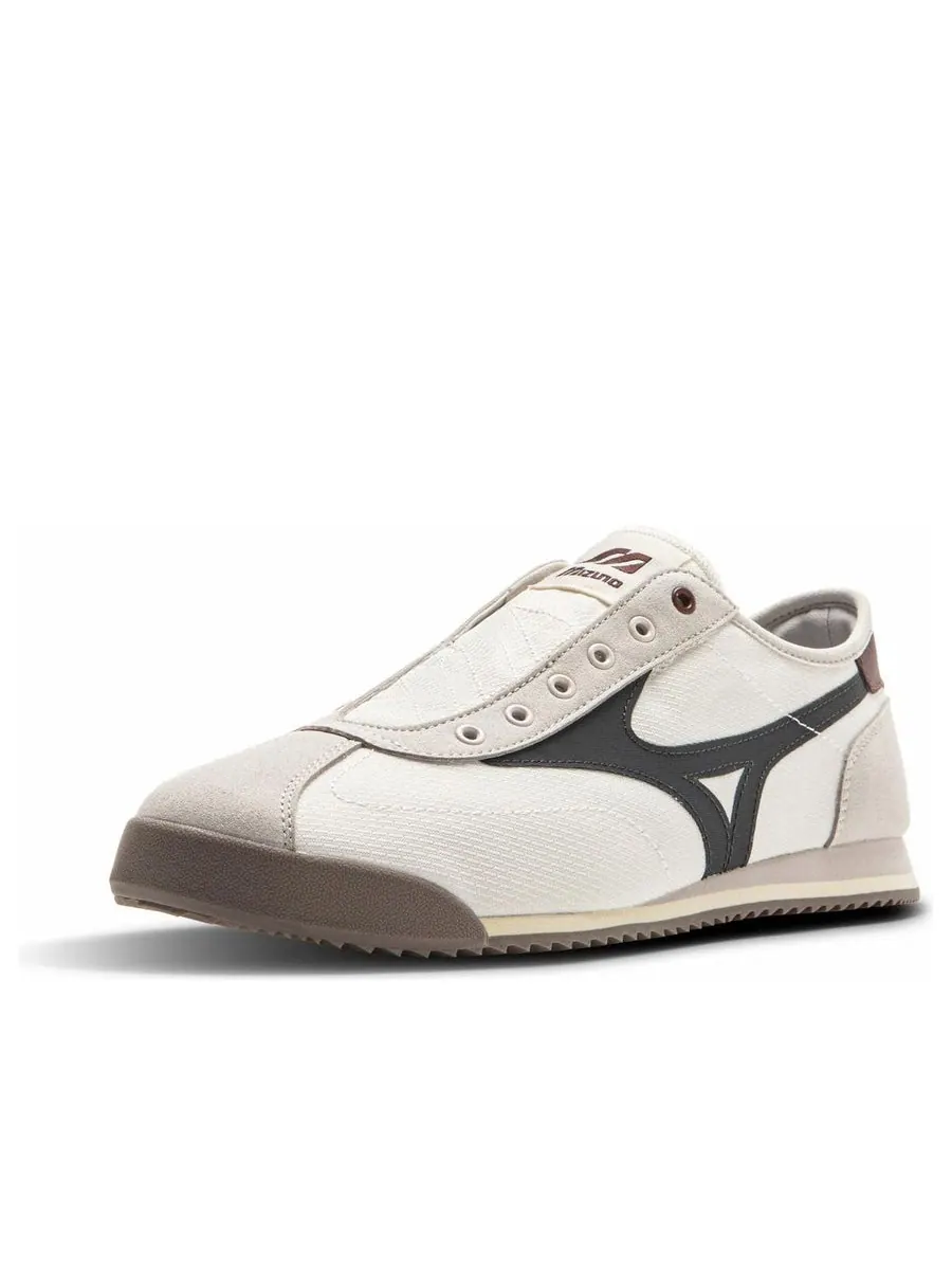 Кроссовки Mizuno LG 60s Slip On 'White Dark Blue Grey' — изображение 2 из 5, белый