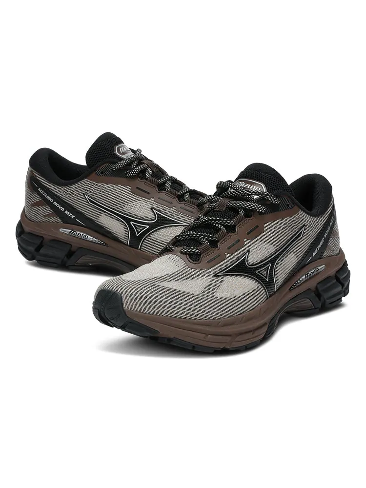 Кроссовки Mizuno Nova Mix 'Grey Brown' — изображение 3 из 6, серый