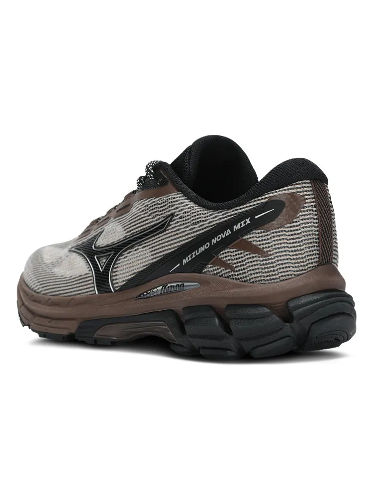 Кроссовки Mizuno Nova Mix 'Grey Brown' — изображение 5 из 6, серый