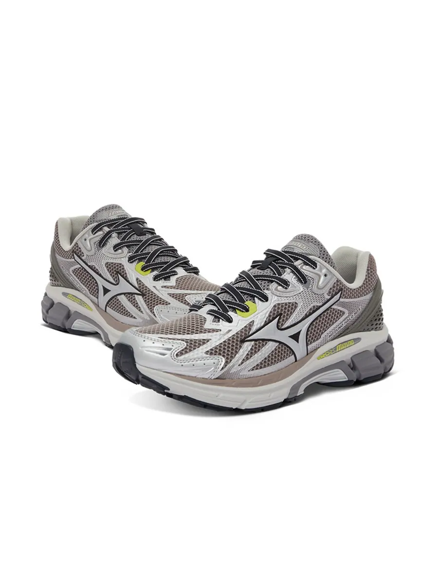 Кроссовки Mizuno Halo Mix 'Grey Silver Green' — изображение 3 из 5, серый