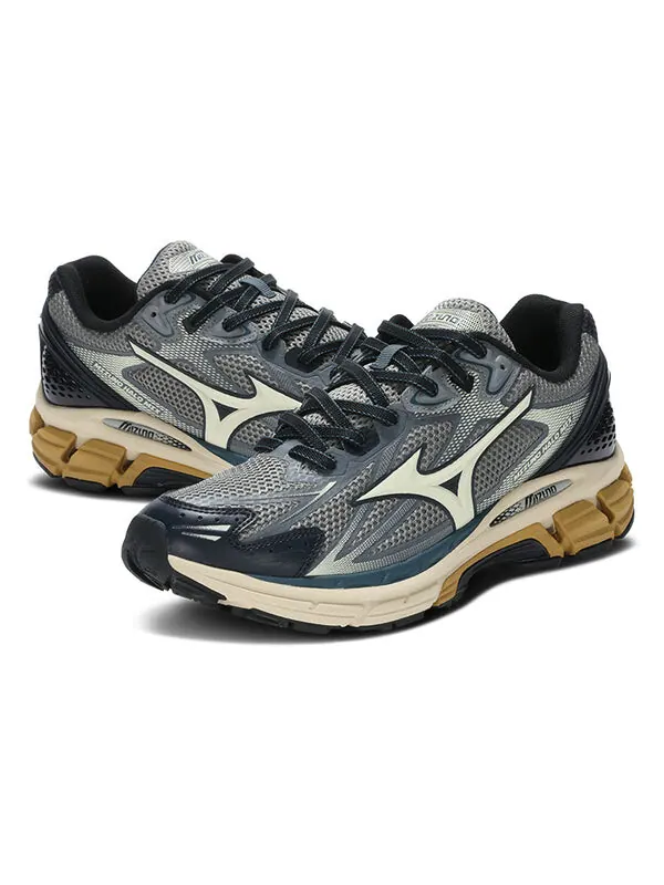 Кроссовки halo mix 'grey tan' Mizuno — изображение 4 из 4, темный серый/бежевый