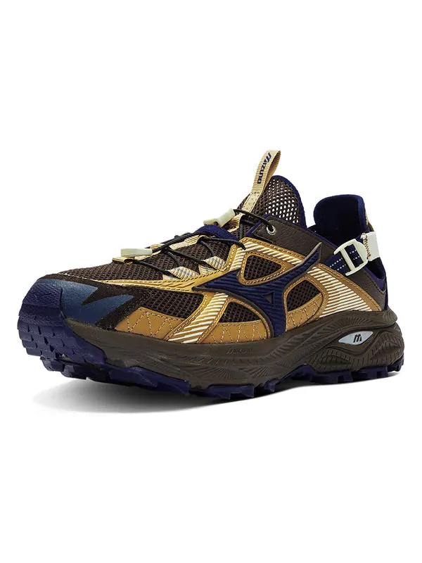 Кроссовки racer trail se 'caramel brown' Mizuno — изображение 3 из 4, коричневый/черный/синий