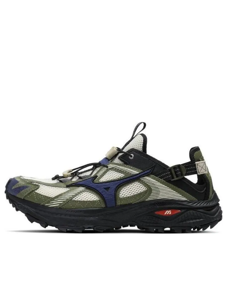 Кроссовки Mizuno Racer Trail SE 'Black Green Blue' — изображение 1 из 5, черный