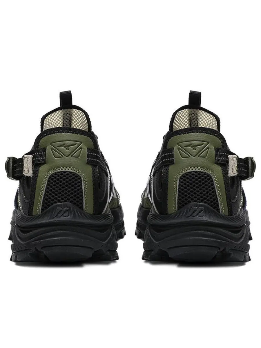 Кроссовки Mizuno Racer Trail SE 'Black Green Blue' — изображение 3 из 5, черный