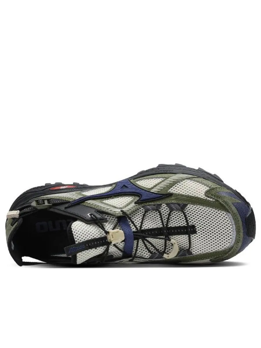 Кроссовки Mizuno Racer Trail SE 'Black Green Blue' — изображение 4 из 5, черный