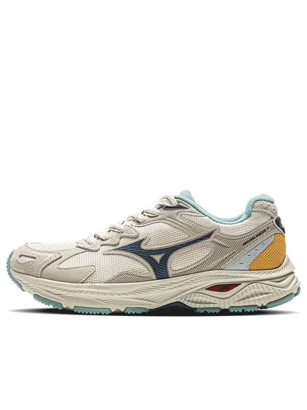 Кроссовки racer s 'wheat beige' Mizuno — изображение 1 из 4, бежевый/синий/оранжевый