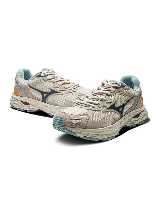 Кроссовки racer s 'wheat beige' Mizuno — изображение 3 из 4, бежевый/синий/оранжевый