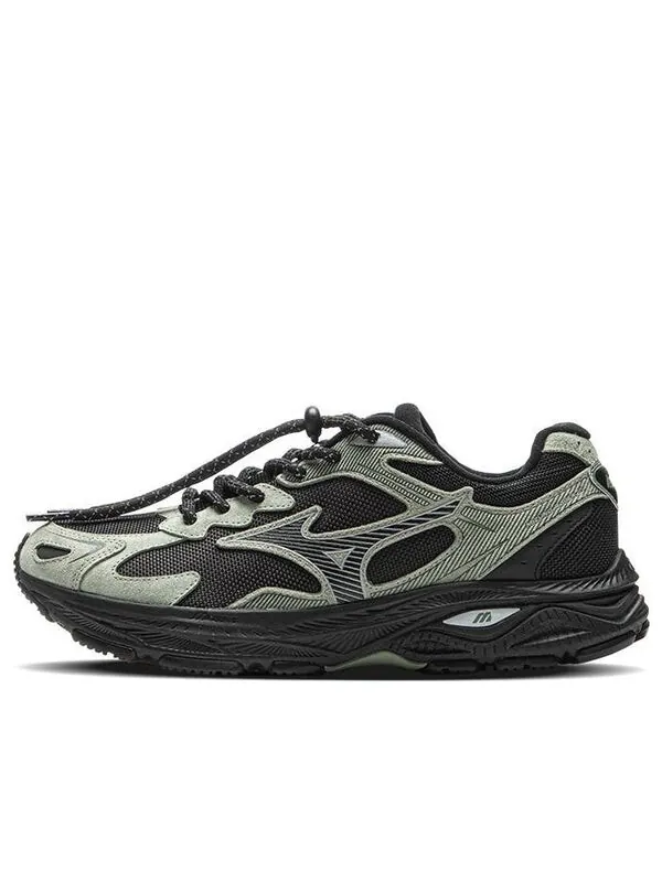 Кроссовки racer s 'moss green black' Mizuno — изображение 1 из 4, зеленый/черный