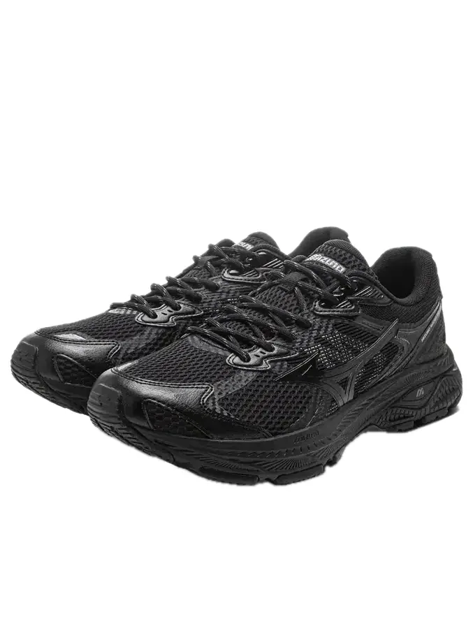 Кроссовки Mizuno Racer V2 'All Black' — изображение 2 из 3, черный