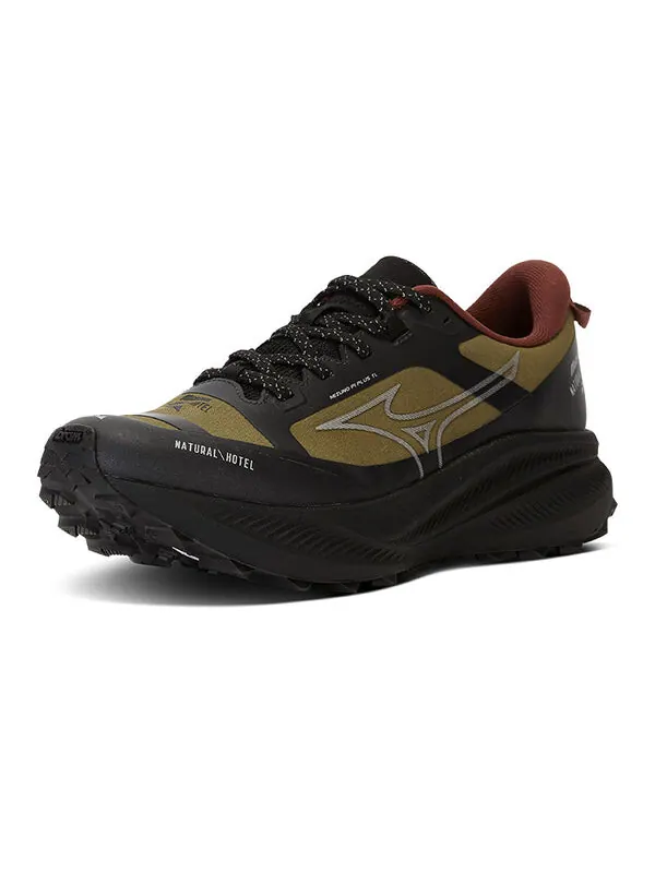 Кроссовки pi plus tl wltr30 nh 'black olive green' Mizuno — изображение 2 из 4, черный/оливковый зеленый