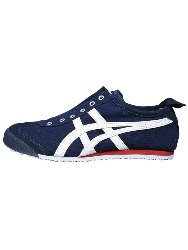 Кроссовки Onitsuka Tiger Mexico 66 Slip-On — изображение 1 из 5, белый/красный