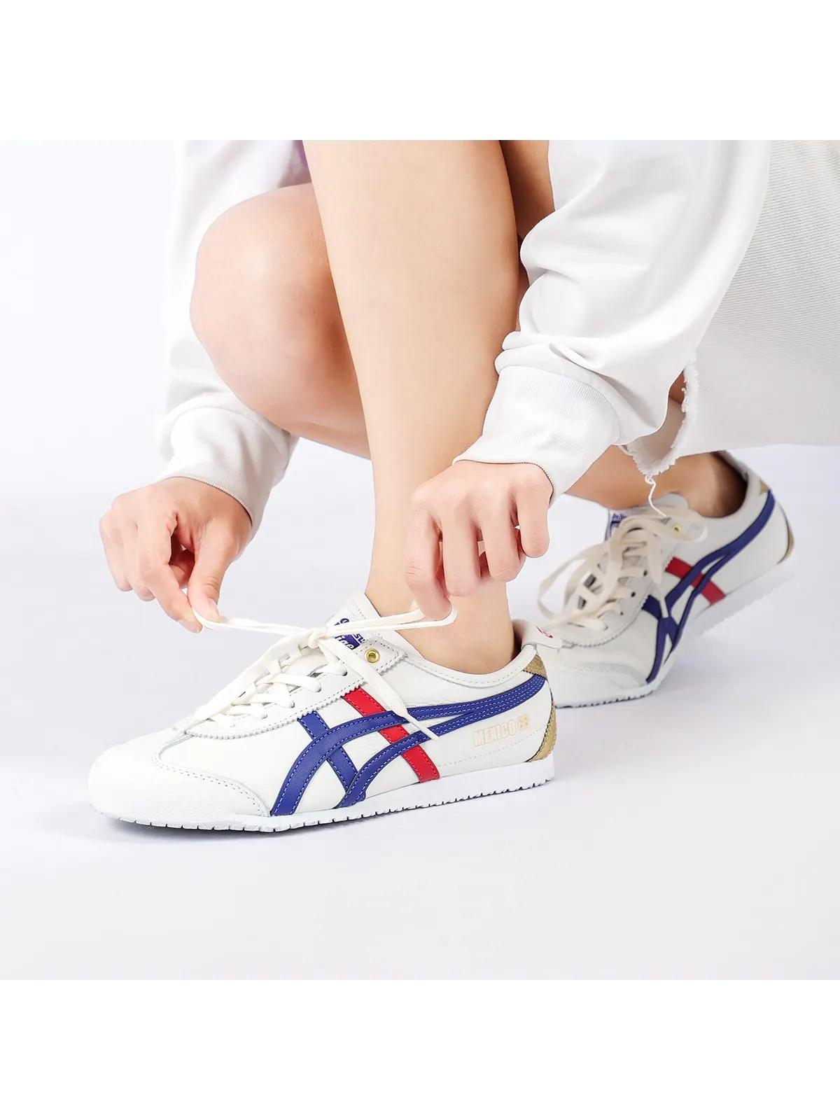 Кроссовки Onitsuka Tiger Mexico 66, унисекс — изображение 8 из 8, синий