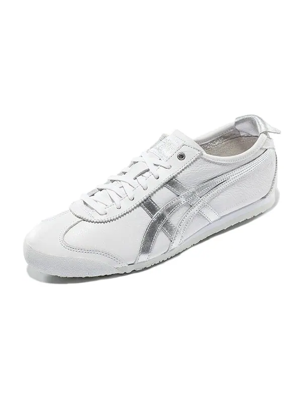 Кроссовки Onitsuka Tiger MEXICO 66 'White Silver' — изображение 2 из 4, белый/серебристый
