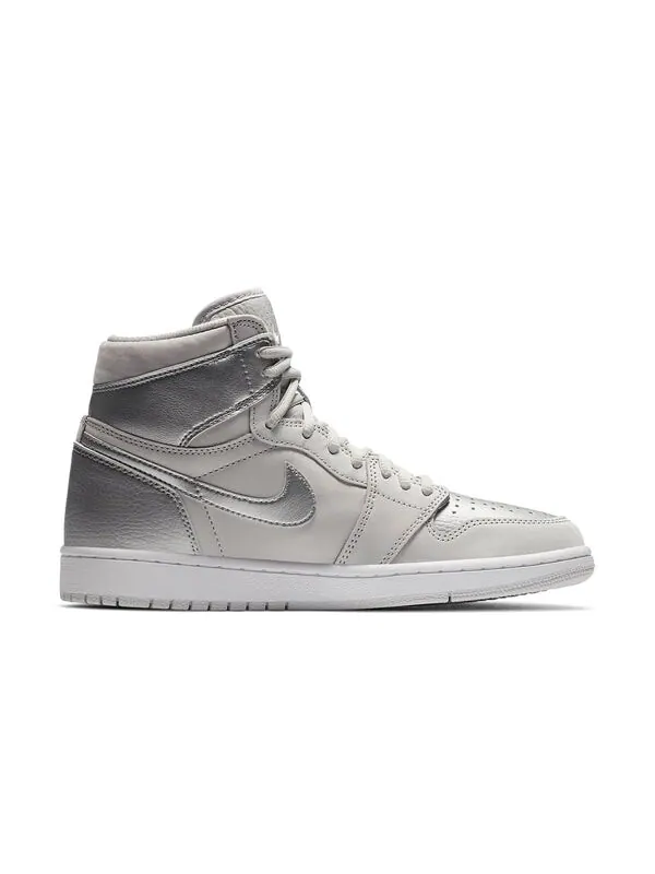 Кроссовки 1 ретро высокие og co.jp Air Jordan — изображение 2 из 4, серебряный