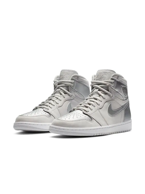 Кроссовки 1 ретро высокие og co.jp Air Jordan — изображение 3 из 4, серебряный