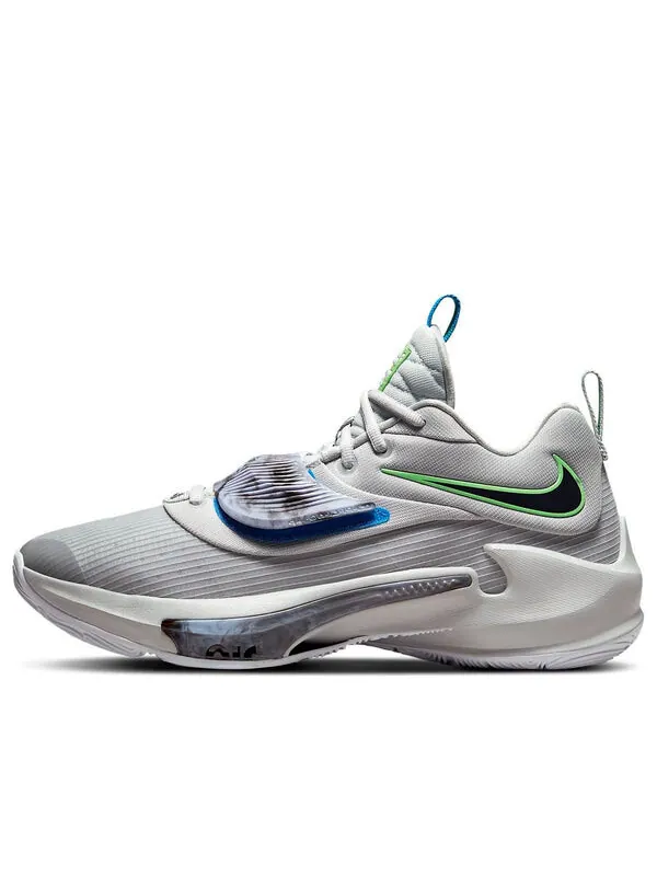 Кроссовки зум фрик 3 Nike — изображение 1 из 4, серый/зеленый