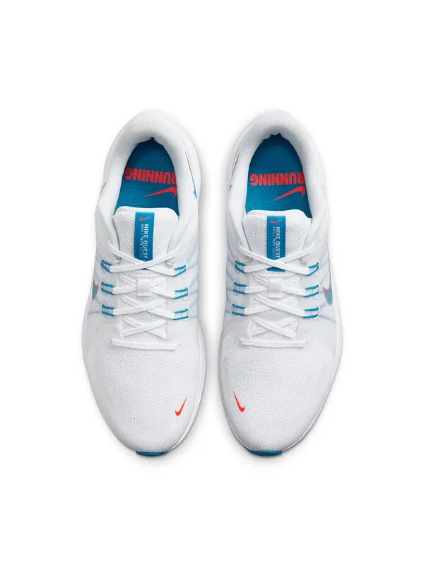 Кроссовки квест 4 Nike — изображение 4 из 4, белый/синий