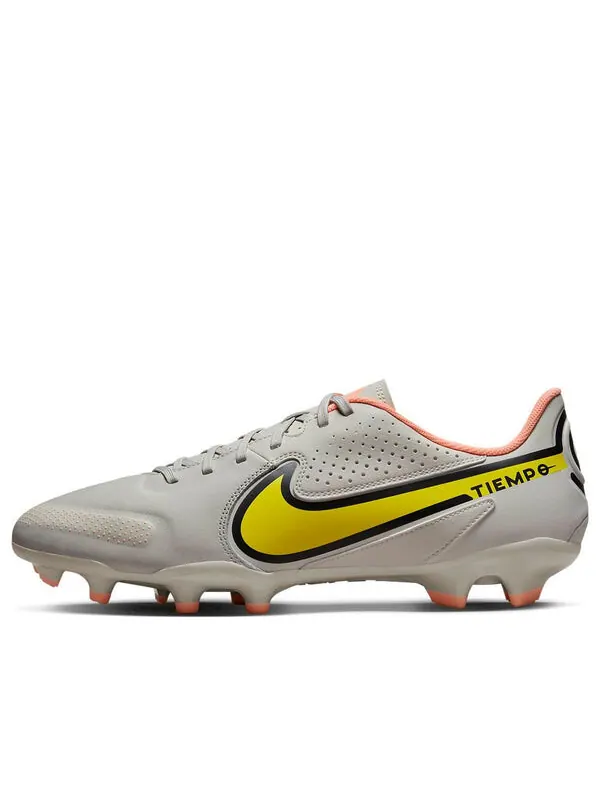 Кроссовки tiempo legend 9 academy mg Nike — изображение 1 из 4, серый/желтый