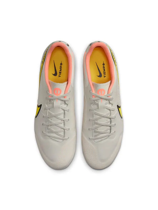Кроссовки tiempo legend 9 academy mg Nike — изображение 4 из 4, серый/желтый