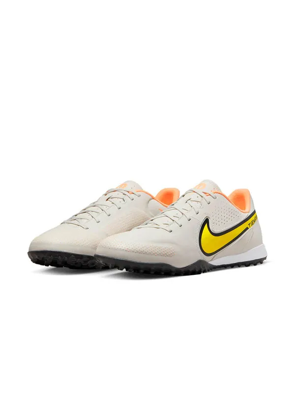 Кроссовки tiempo legend 9 академия tf Nike — изображение 3 из 4, кремовый белый/желтый