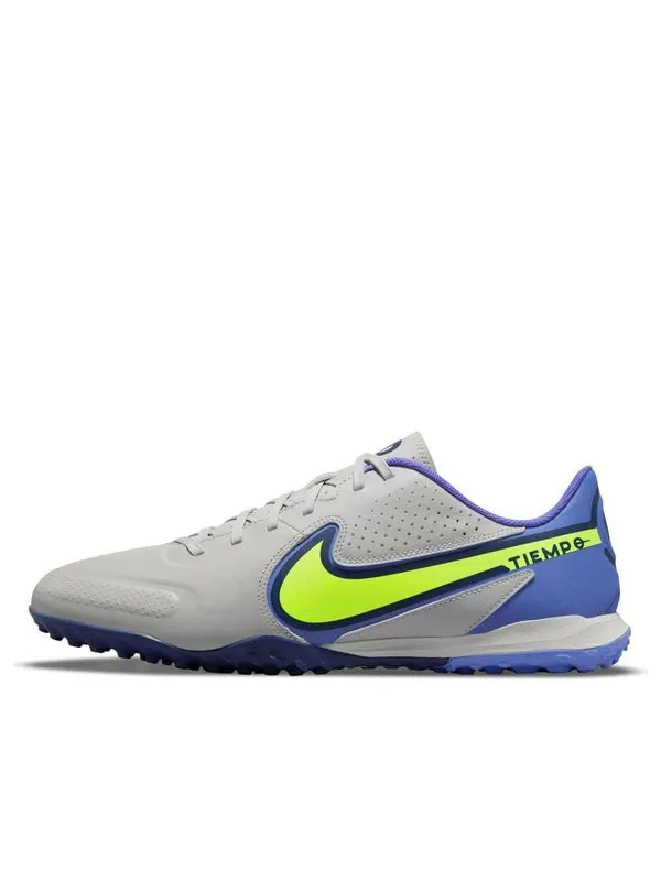 Кроссовки legend 9 academy tf turf low-top soccer shoes grey gray Nike — изображение 1 из 4, серый
