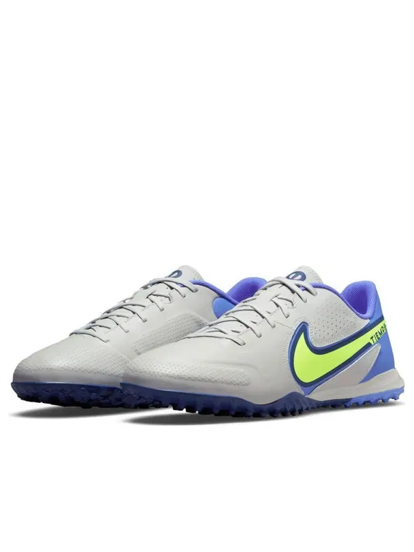Кроссовки legend 9 academy tf turf low-top soccer shoes grey gray Nike — изображение 3 из 4, серый