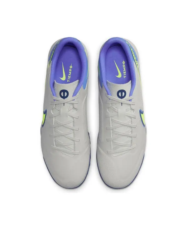 Кроссовки legend 9 academy tf turf low-top soccer shoes grey gray Nike — изображение 4 из 4, серый