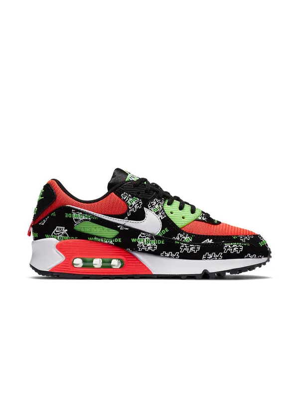 Кроссовки air max 90 se ww Nike — изображение 2 из 4, черный/белый/красный