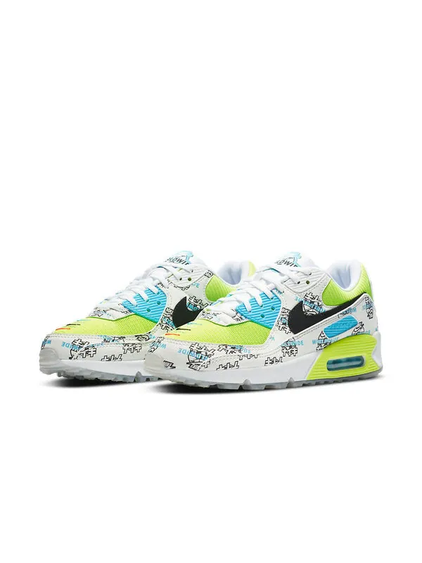 Кроссовки air max 90 Nike — изображение 3 из 4, белый/синий/желтый