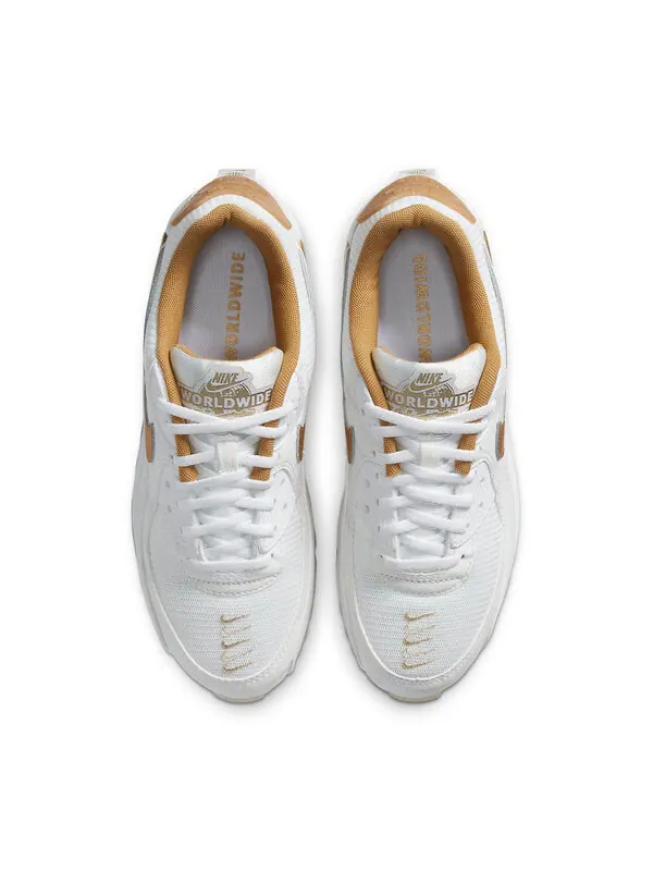 Кроссовки air max 90 Nike — изображение 4 из 4, белый/золотистый